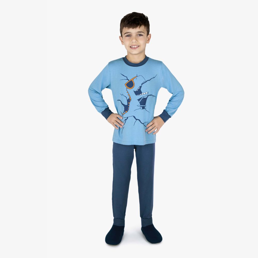 PIJAMA MODAL AZUL SKY (4 ao 8)