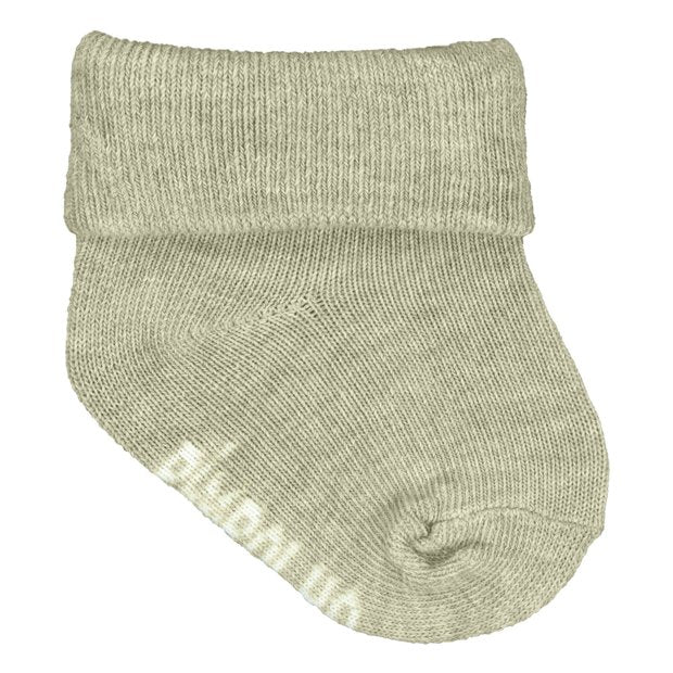 MEIA LISA COM VIRA RN MASCULINO PIMPOLHO VERDE