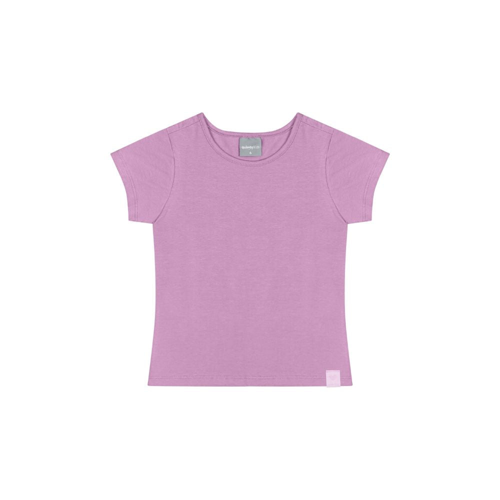 BLUSA MANGA CURTA EM COTTON