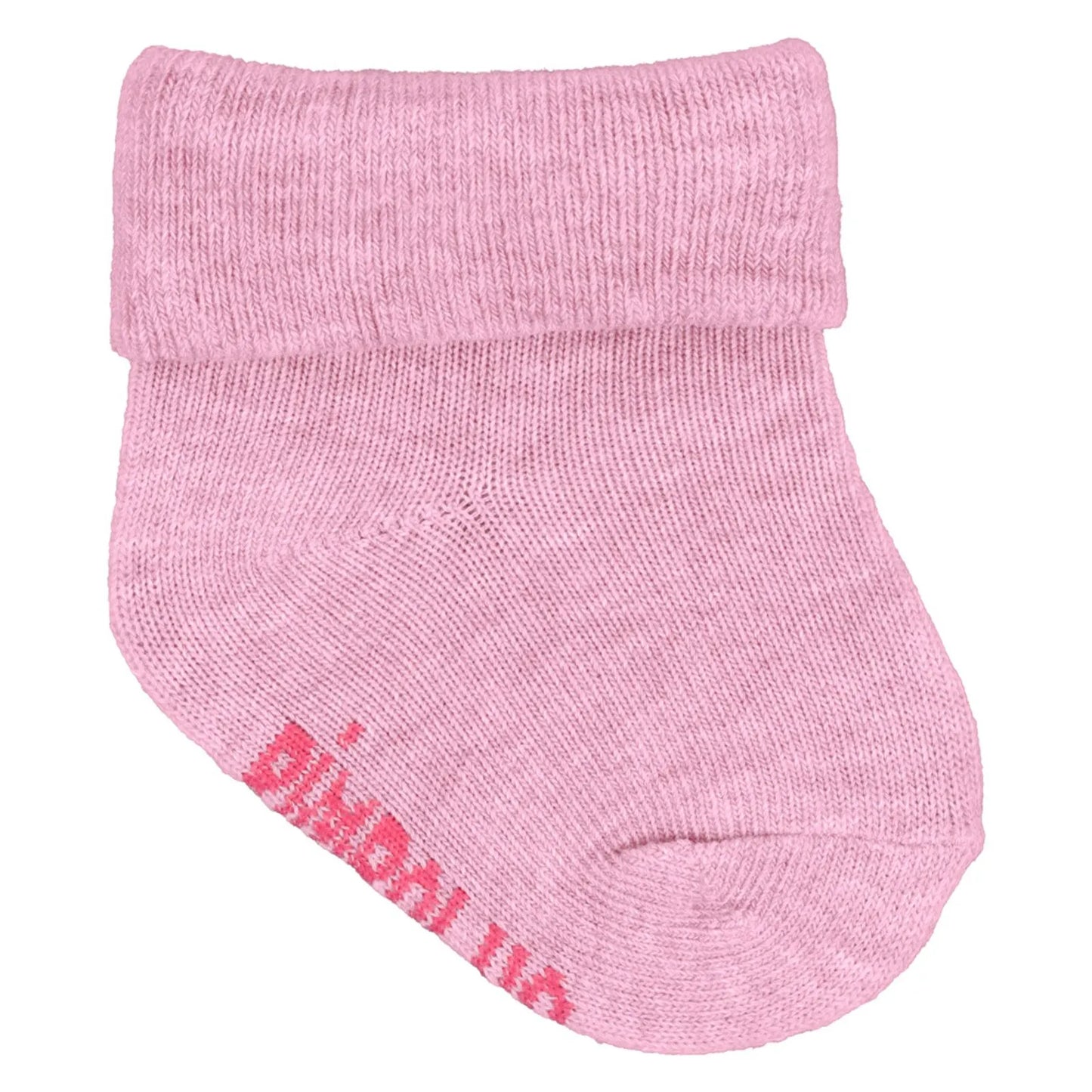 MEIA LISA COM VIRA RN FEMININO PIMPOLHO ROSA