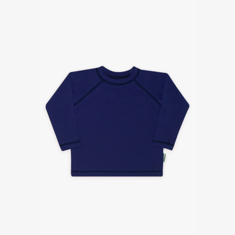 CAMISETA COM PROTECAO SOLAR UV 50+ MARINHO/ROSA/CORAL/BABALU (TAM 4 AO 8)