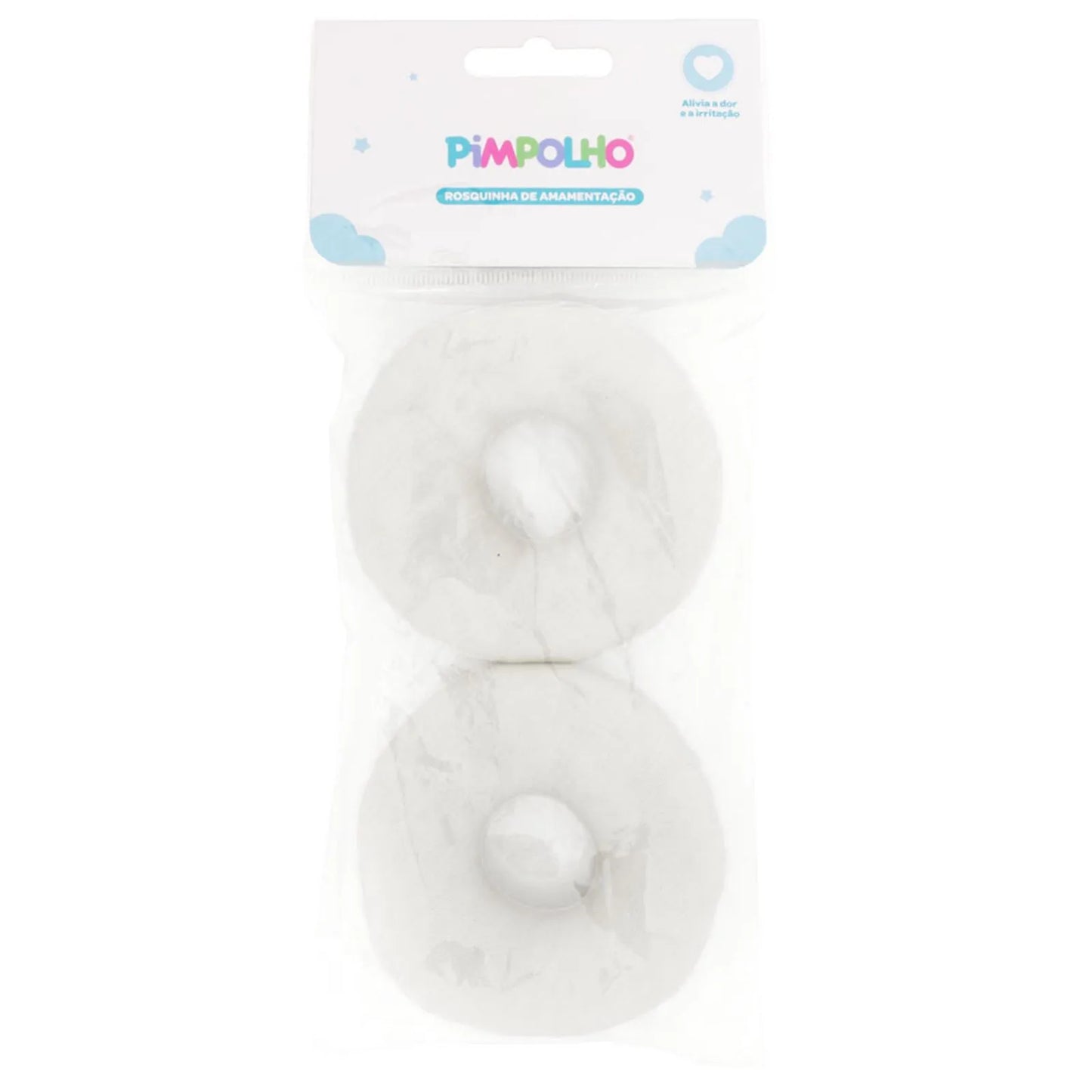 ROSQUINHA DE AMAMENTACAO TAG C/1 PAR PIMPOLHO OFF WHITE