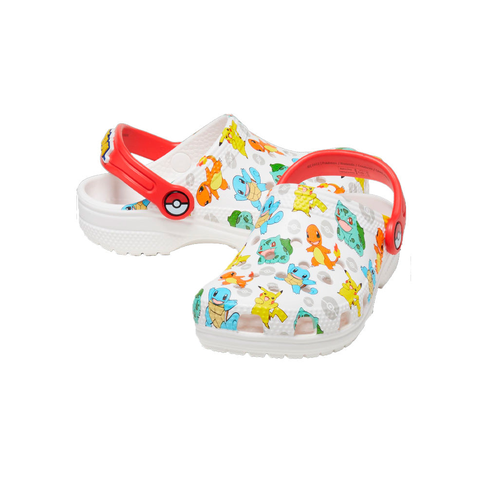CLASSIC POKEMON CLOG T WHITE/MULTI