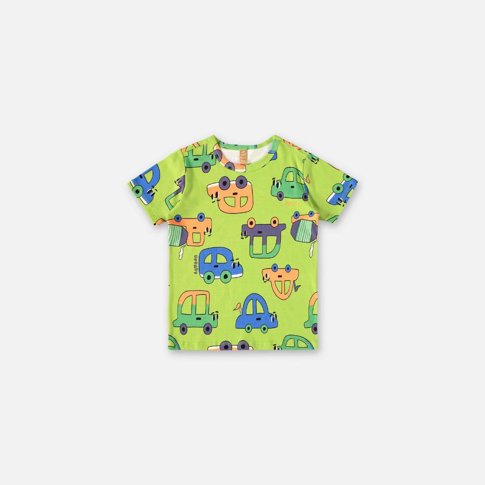 PIJAMA CAMISETA E BERMUDA EM SUEDINE