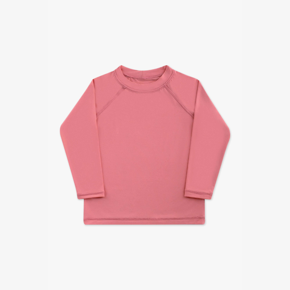 CAMISETA COM PROTECAO SOLAR UV 50+ MARINHO/ROSA/CORAL/BABALU (TAM 4 AO 8)