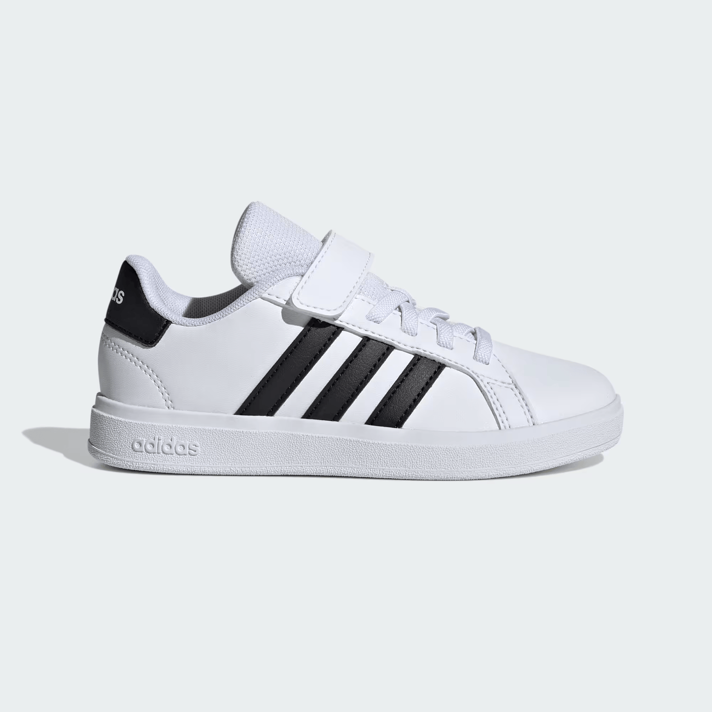 TENIS ADIDAS GRAND COURT BRANCO COM PRETO