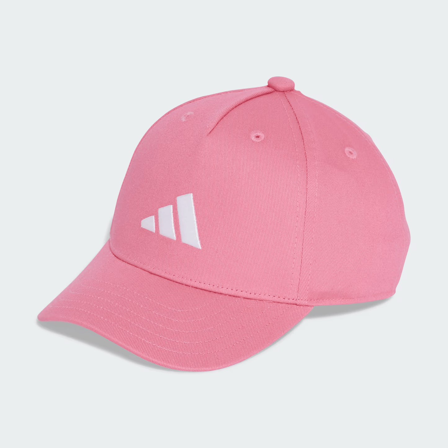 BONE ADIDAS LOGO KIDS ROSA COM BRANCO