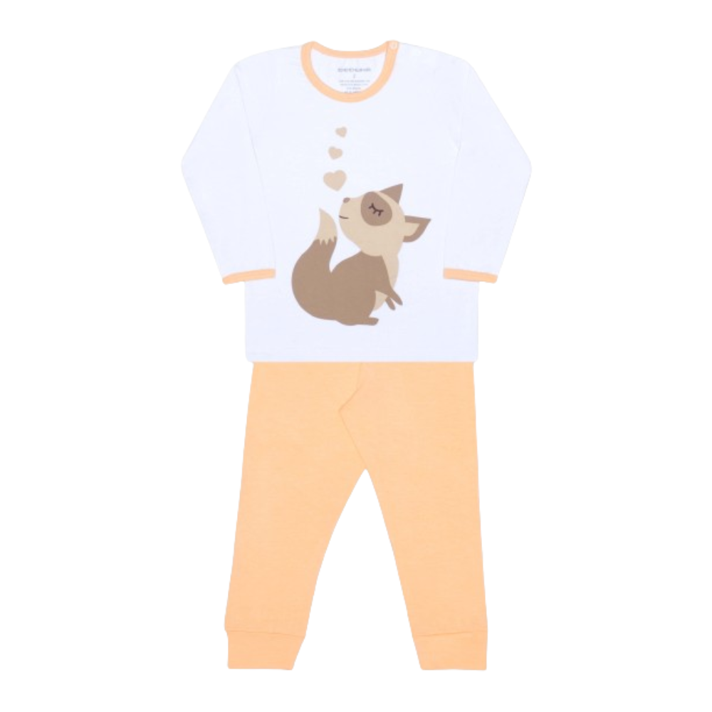 PIJAMA MODAL BRANCO LOBINHO