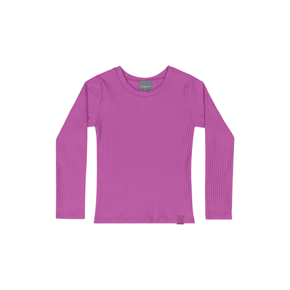 BLUSA MANGA LONGA EM RIBANA
