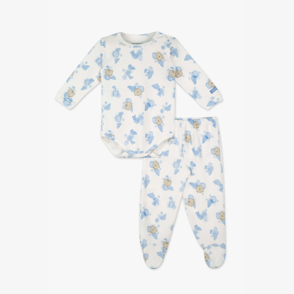 KIT SUEDINE EGÍPCIO (1 CONJUNTO DE BODY E 1 NANINHA) MASC URSO