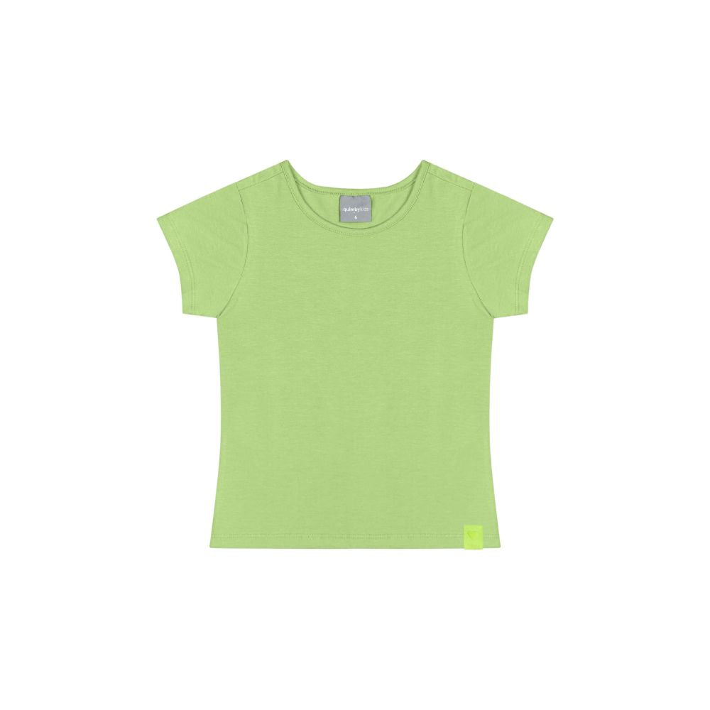 BLUSA MANGA CURTA EM COTTON