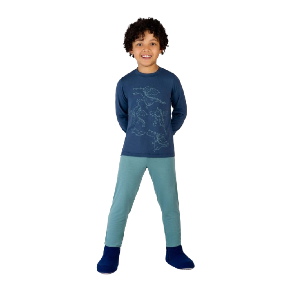PIJAMA MODAL MARINHO DRAGAO