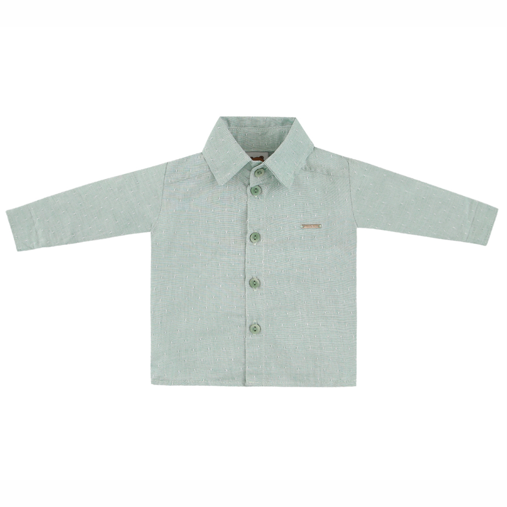 CAMISA ACONCHEGO BODY SOCIAL AZUL/VERDE/BRANCO