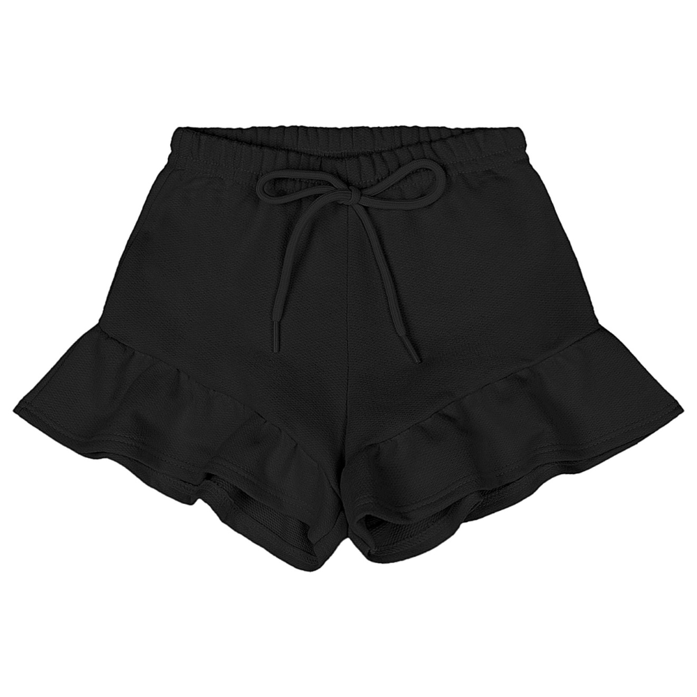 CONJUNTO BLUSA COTTON E SHORT MOLETOM SEM FELPA