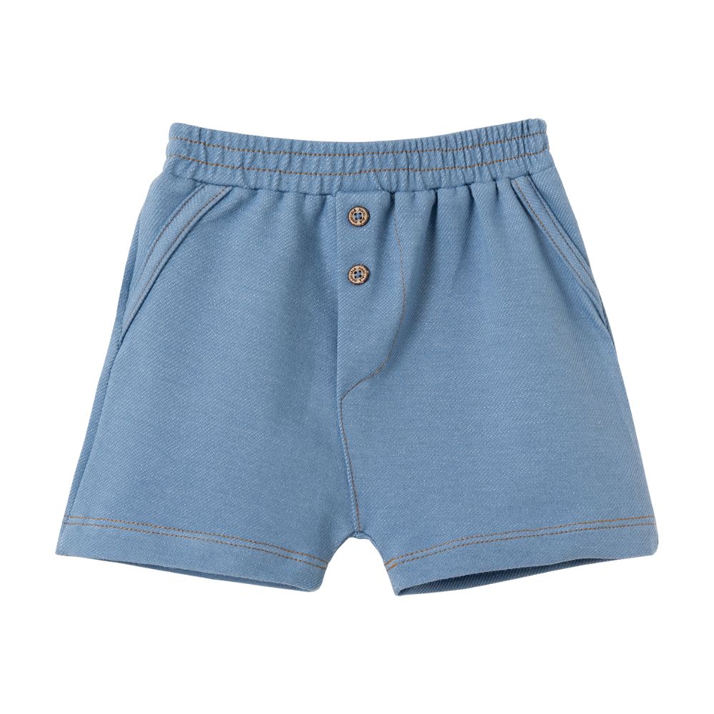 CONJUNTO BODY MANGA CURTA E SHORTS OFF WHITE