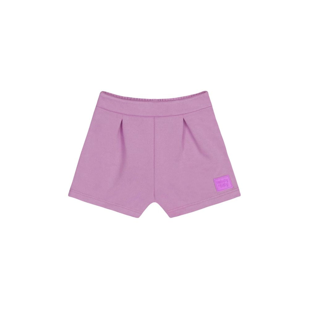 CONJUNTO BLUSA EM COTTON E SHORT EM MOLETOM SEM FELPA