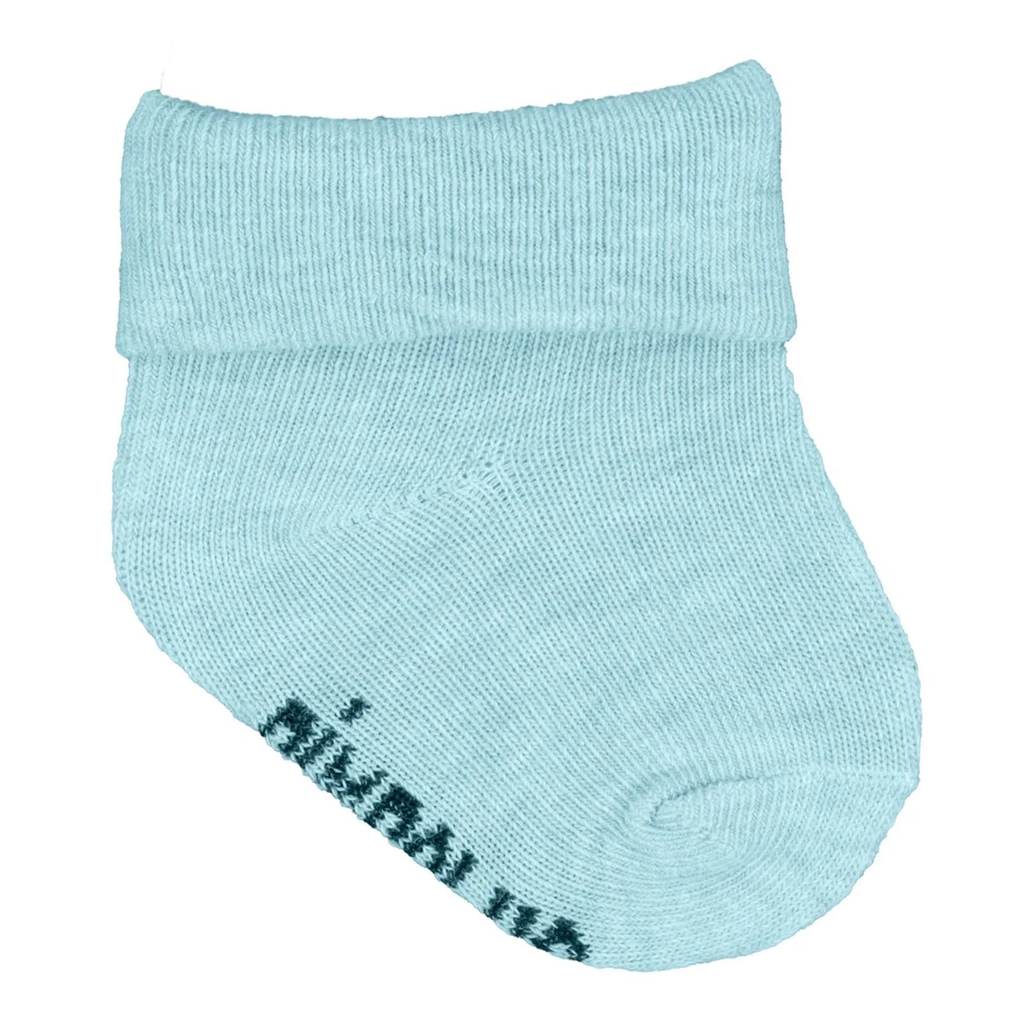 MEIA LISA COM VIRA RN MASCULINO PIMPOLHO AZUL