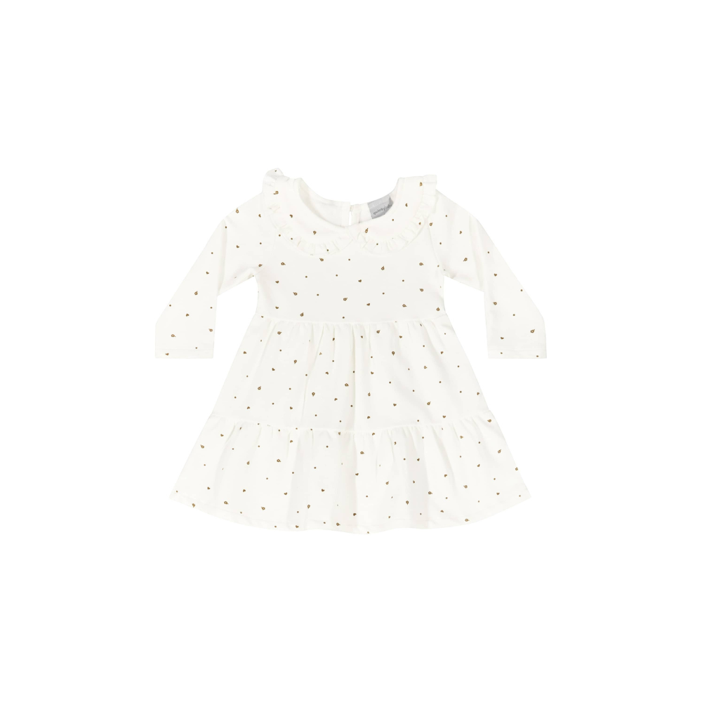 VESTIDO MANGA LONGA EM MOLECOTTON