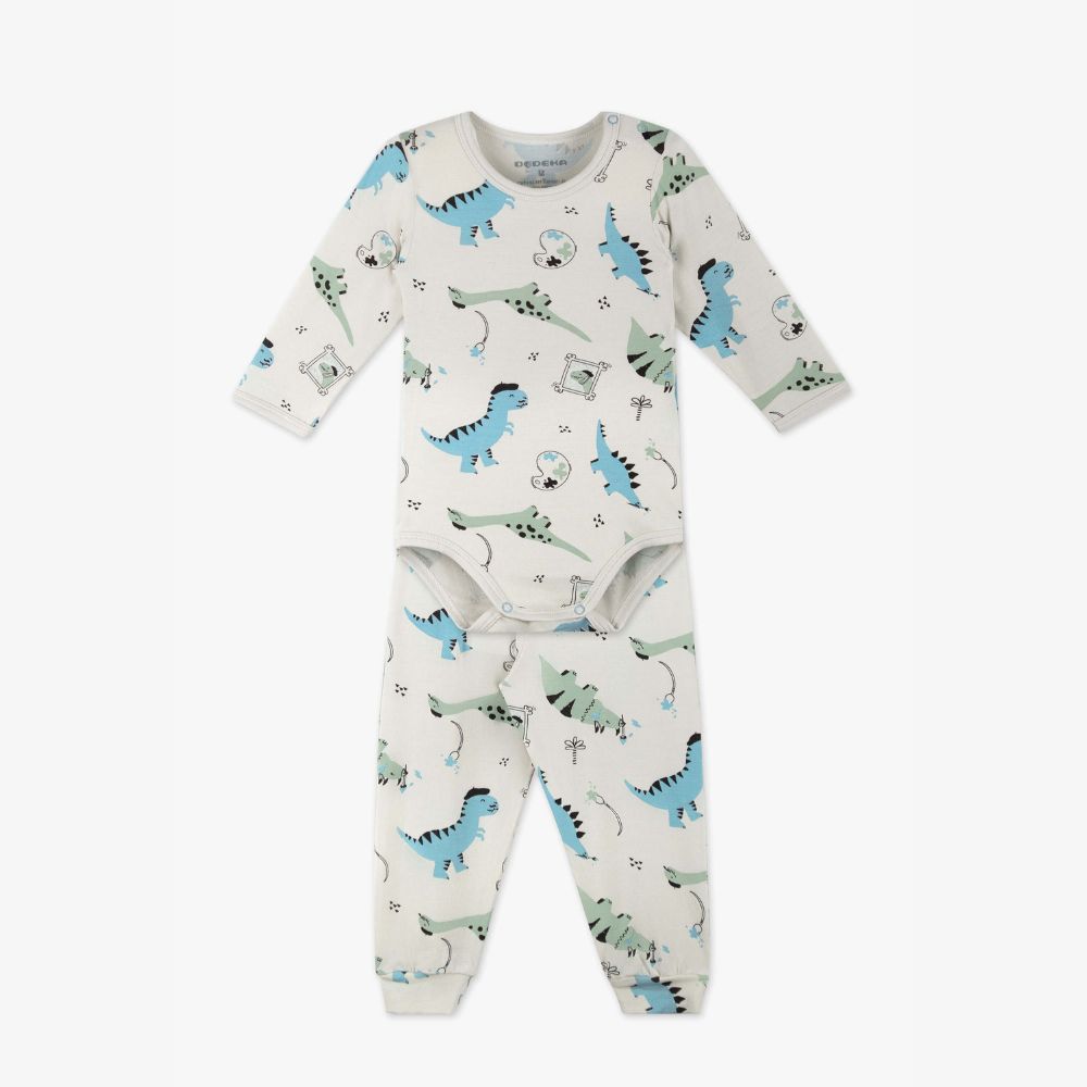 CONJUNTO DE BODY MODAL DINOSSAURO PINTOR (RN ao GG)