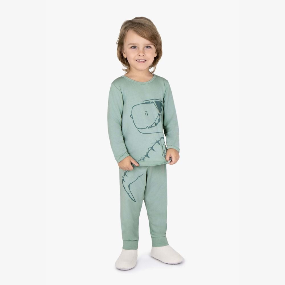 PIJAMA MODAL VERDE SAGE (1 ao 3)
