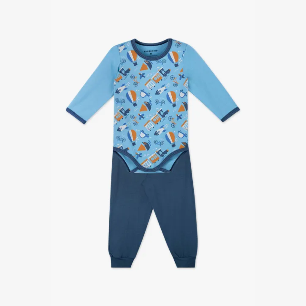 CONJUNTO DE BODY MODAL AZUL SKY (RN ao GG)