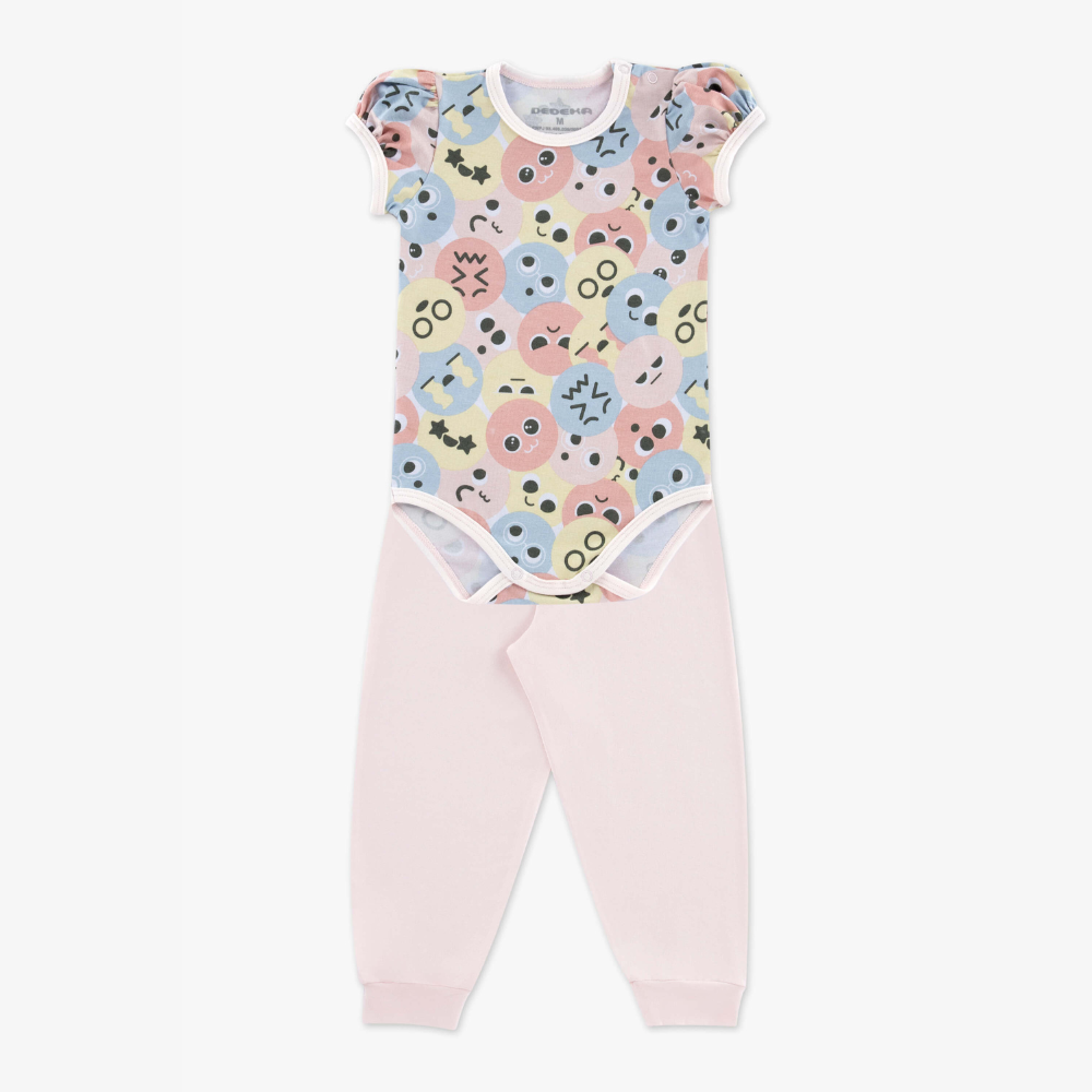 CONJUNTO DE BODY ALGODAO E MODAL EMOCOES E SENTIMENTOS (TAM RN AO GG)