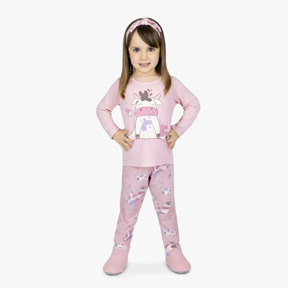 PIJAMA MODAL VACA ARTISTA (1 ao 3)