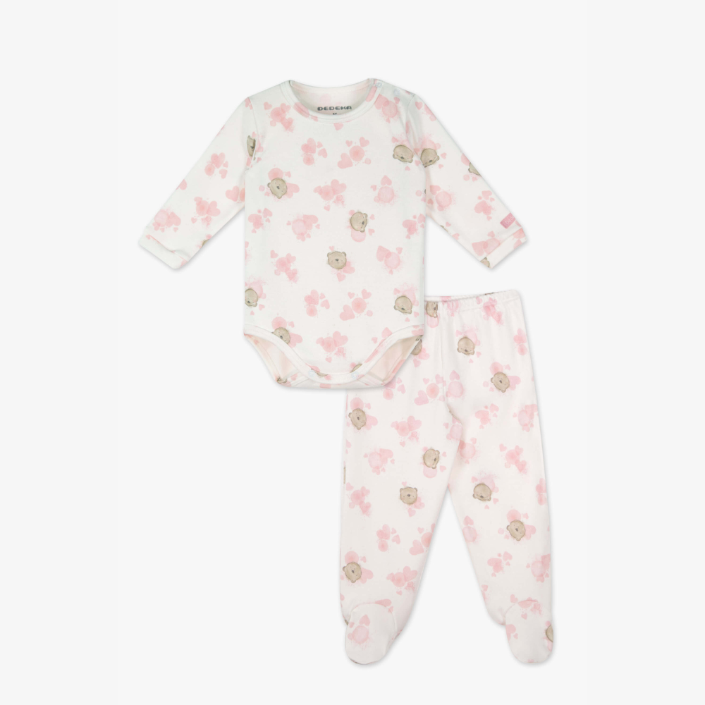 KIT SUEDINE EGÍPCIO (1 CONJUNTO DE BODY E 1 NANINHA) URSO