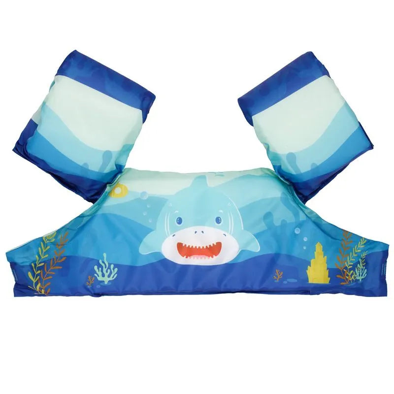 BOIA INFANTIL ESTAMPADA MASCULINO PIMPOLHO AZUL/TUBARAO
