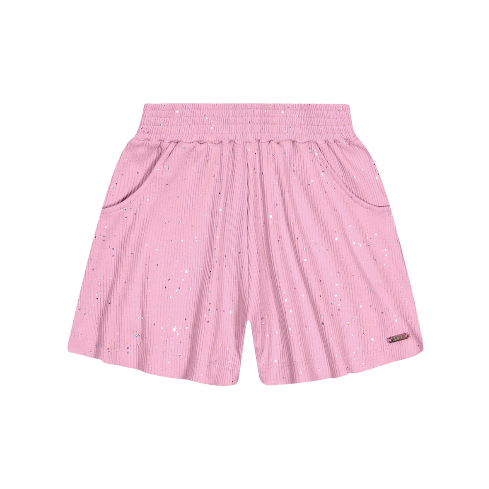 CONJ BLUSA, SHORTS E BOLSA NAT/RS IOGURTE/RS