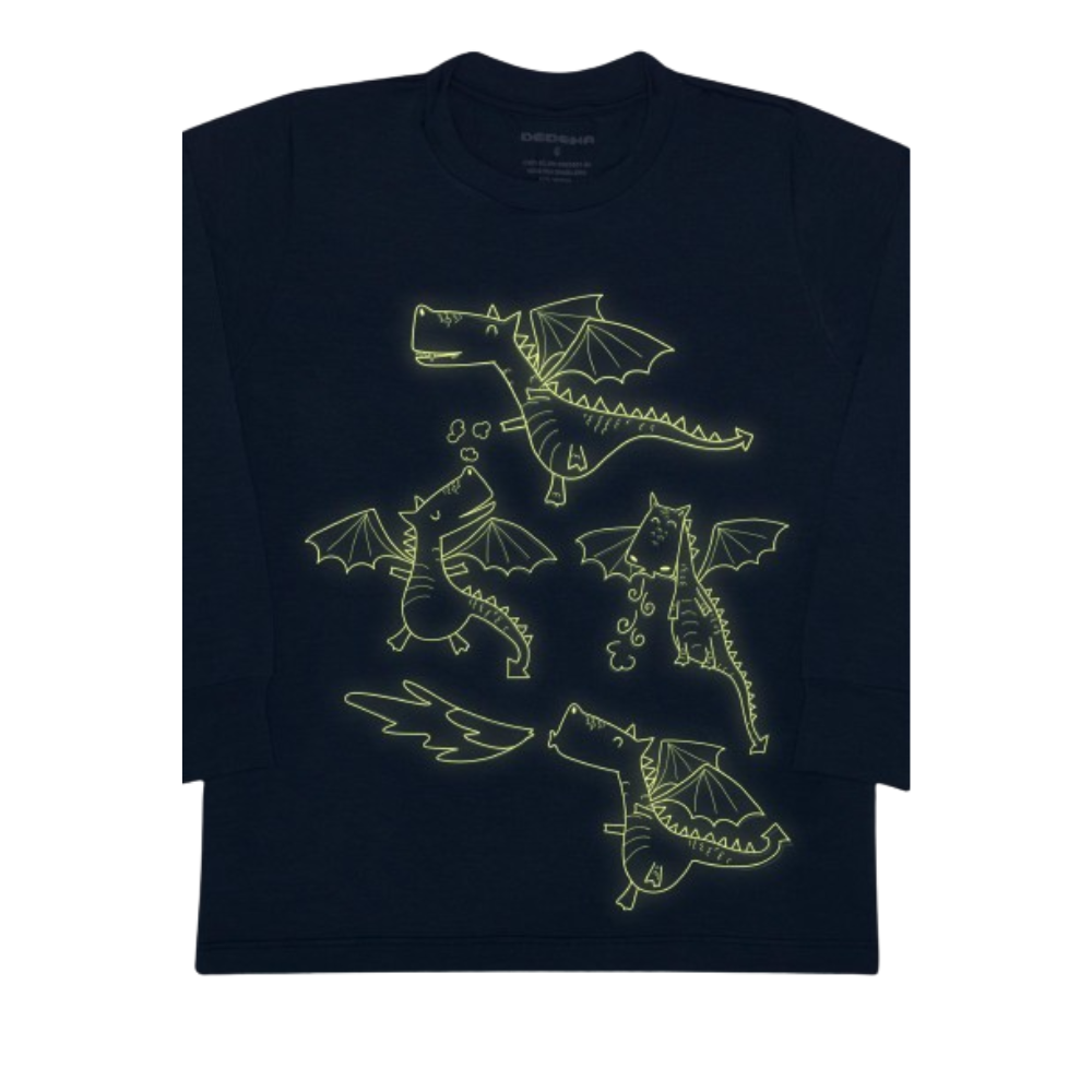 PIJAMA MODAL MARINHO DRAGAO