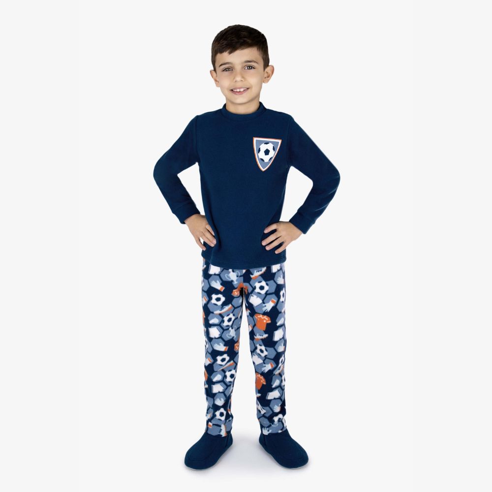 PIJAMA MICROSOFT FUTEBOL (4 ao 8)
