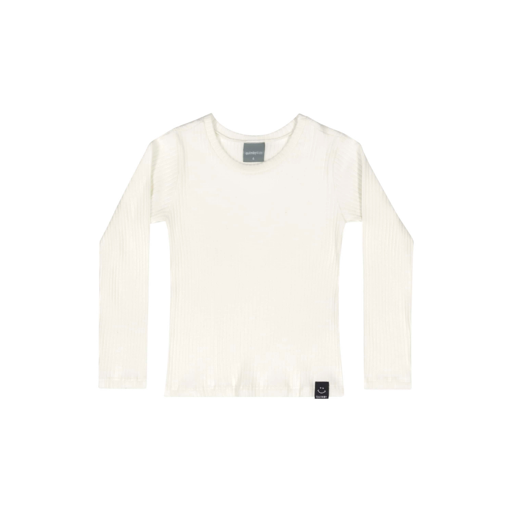BLUSA MANGA LONGA EM RIBANA