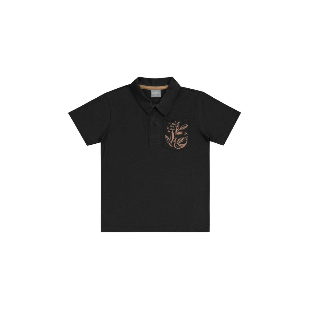CONJUNTO POLO EM MALHA E BERMUDA EM MOLETOM