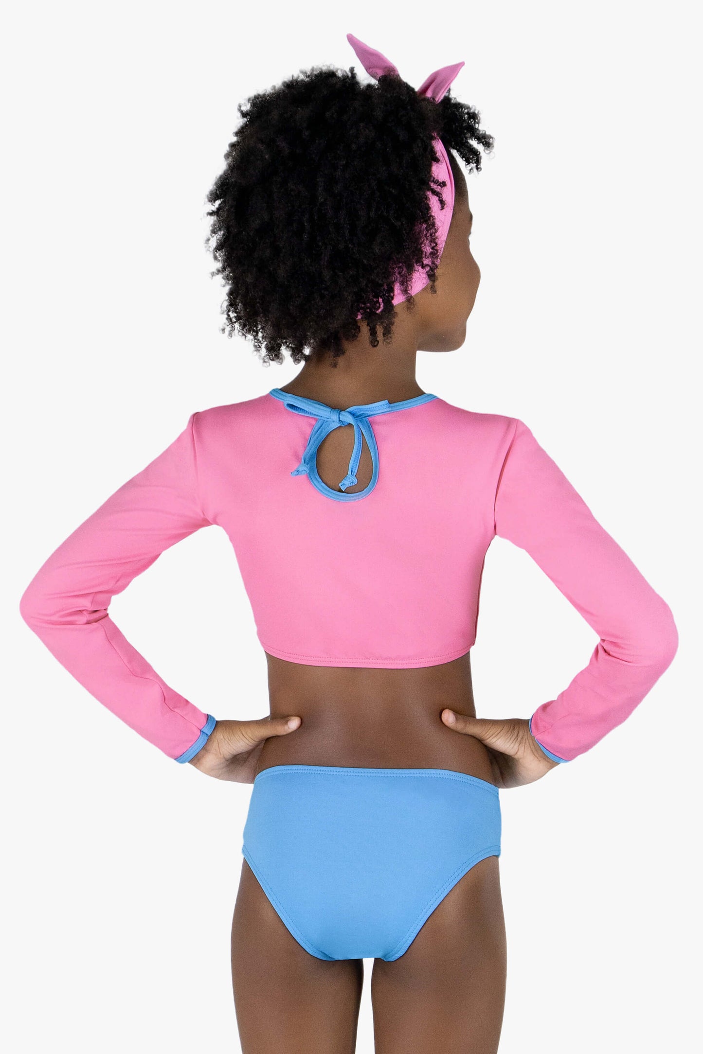 CROPPED COM CALCINHA LIGHT ROSA FLAMINGO (TAM 4 AO 8)