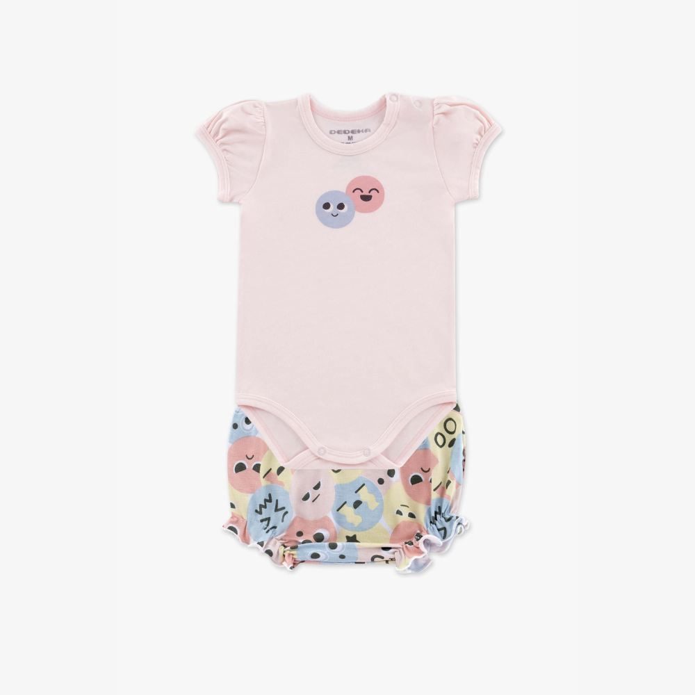 CONJUNTO DE BODY ALGODAO E MODAL EMOCOES E SENTIMENTOS (TAM RN AO GG)