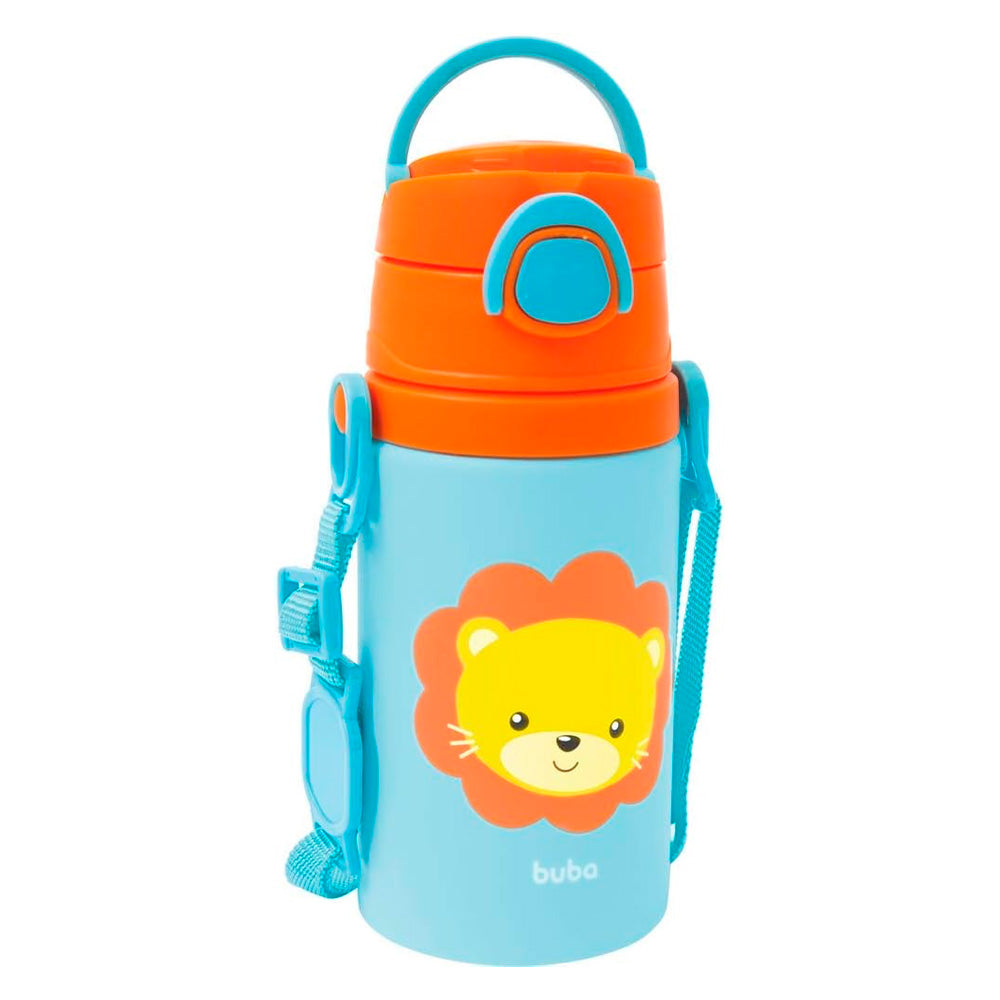 GARRAFINHA DE ALUMINIO ANIMAL FUN LEAO