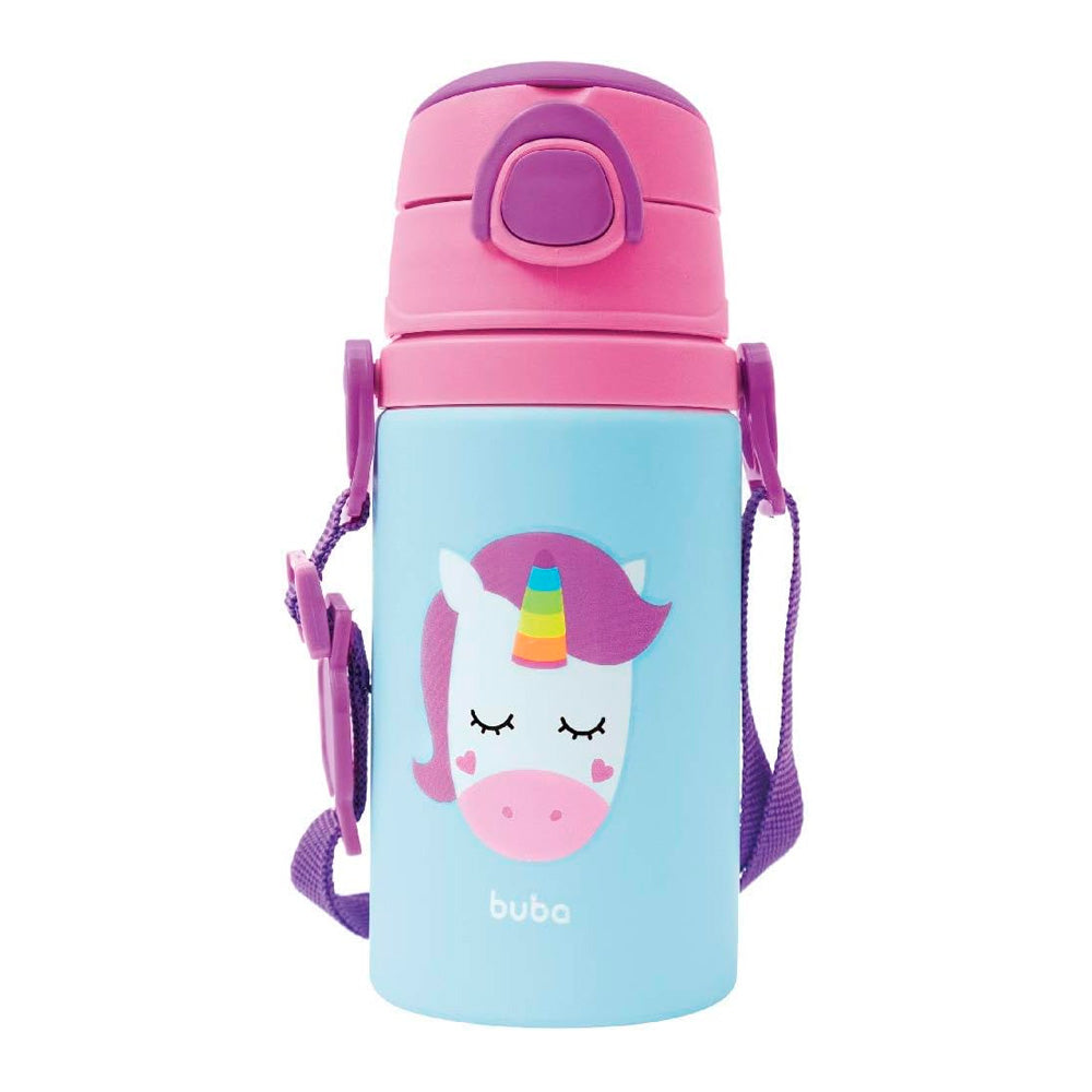 GARRAFINHA DE ALUMINIO ANIMAL FUN UNICORNIO
