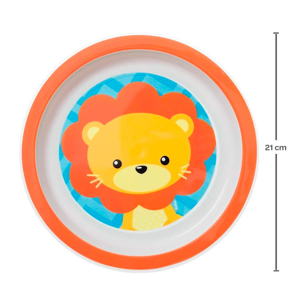 PRATINHO ANIMAL FUN LEAO