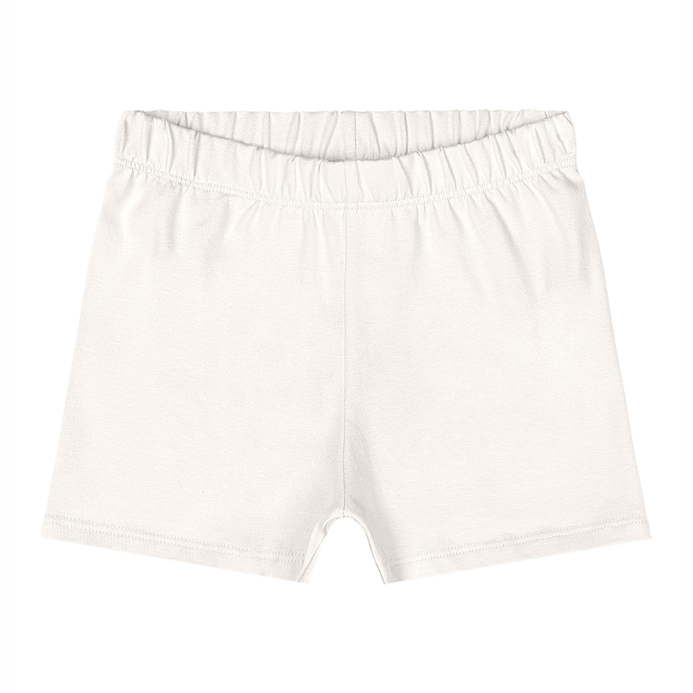 SHORT EM COTTON ROSA/PRETO/NATURAL