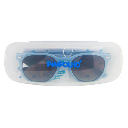 OCULOS DE SOL INFANTIL FLEXIVEL TAM UNICO UNISSEX PIMPOLHO AZUL