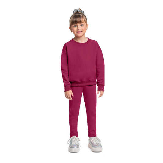 BLUSAO EM MOLECOTTON AZUL/PINK/ROSA