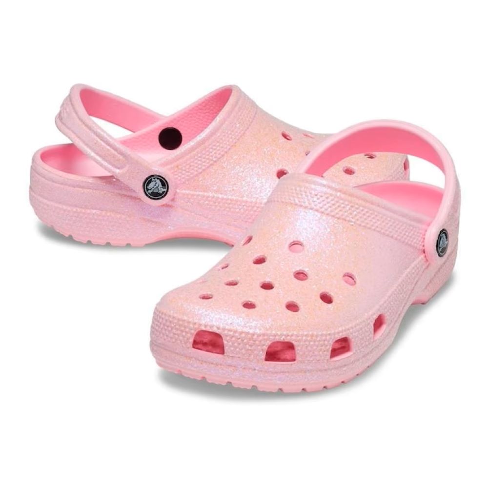 CLASSIC GLITTER CLOG K FLAMINGO