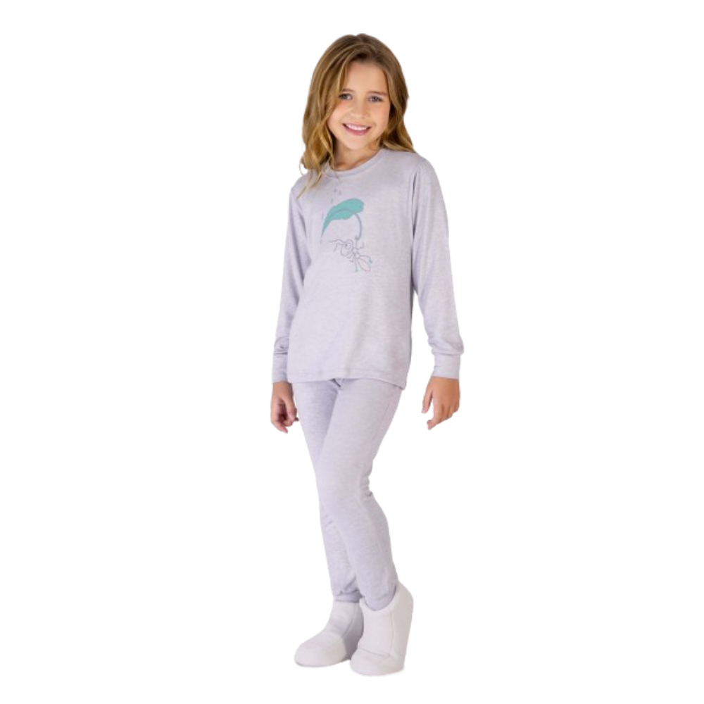 PIJAMA MELANGE (4, 6 e 8)