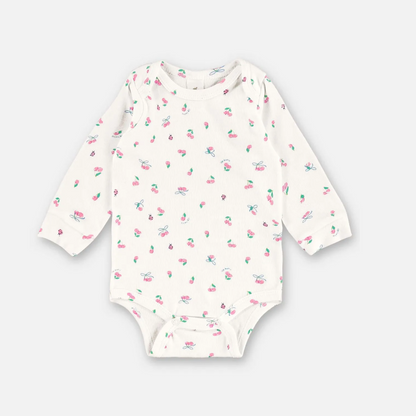 BODY MANGA LONGA EM SUEDINE UP BABY
