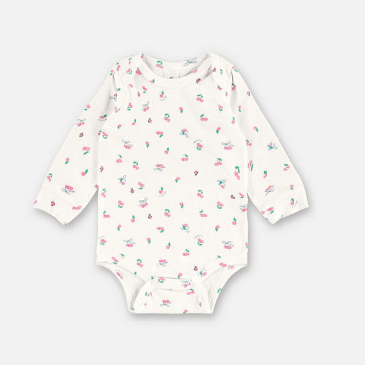 BODY MANGA LONGA EM SUEDINE UP BABY