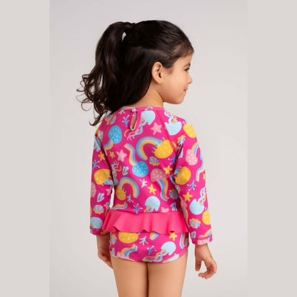 BODY COM PROTECAO SOLAR UV 50+ AGUA VIVA DEDEKA (0 ao 3)