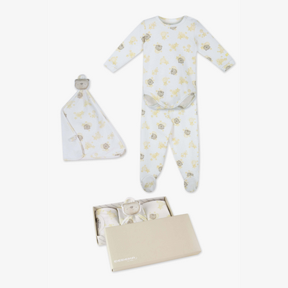 KIT SUEDINE EGÍPCIO (1 CONJUNTO DE BODY E 1 NANINHA) UNI URSO