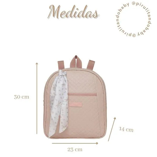 MOCHILA MEDIA JARDIM ENCANTADO - ROSA