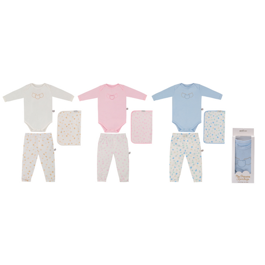 BODY C / CALCA ACONCHEGO SONINHO OFF/AZUL/ROSA